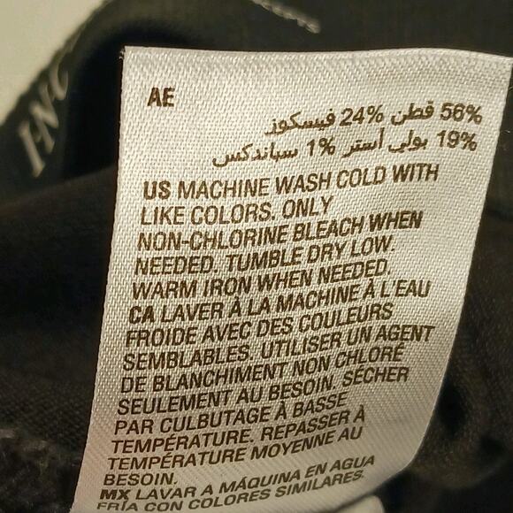 INC International Concepts Pull On Flare High Rise Black Jeans FLAW Womens 4P - Picture 5 of 11